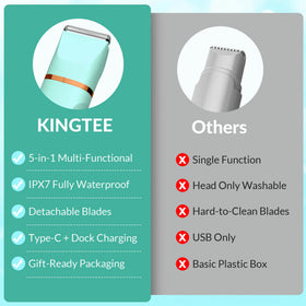 KINGTEE bikini trimmer packaging design