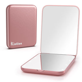 Kintion Pocket Mirror front view in rose gold