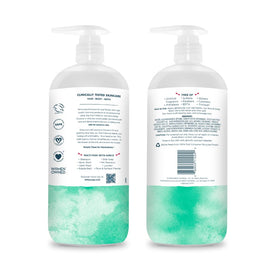Kirk's 3-in-1 Nourishing Cleanser pump bottle side view