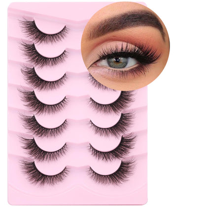 Kiromiro 6D Faux Mink False Lashes pack front view