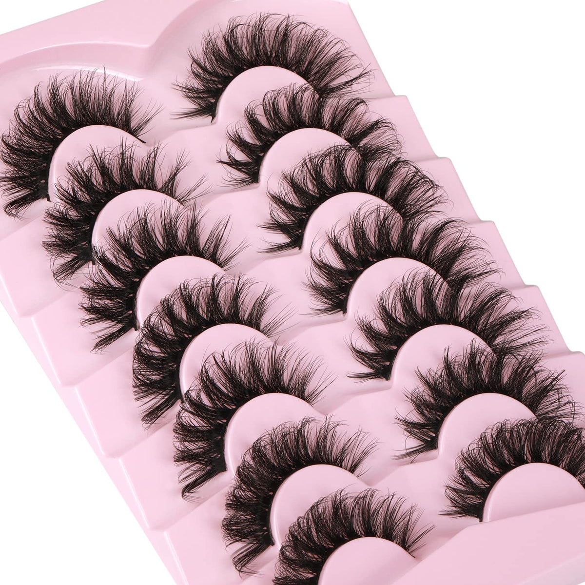Kiromiro 6D Fluffy Mink Lashes close-up showing texture
