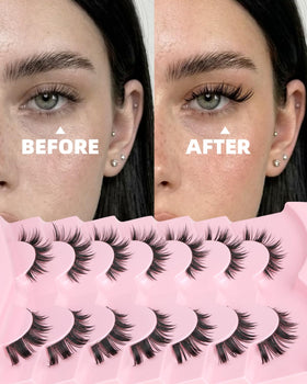 Kiromiro Bunny Lashes pack showing 7 pairs