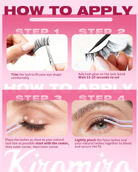 Kiromiro Bunny Lashes packaging with product details