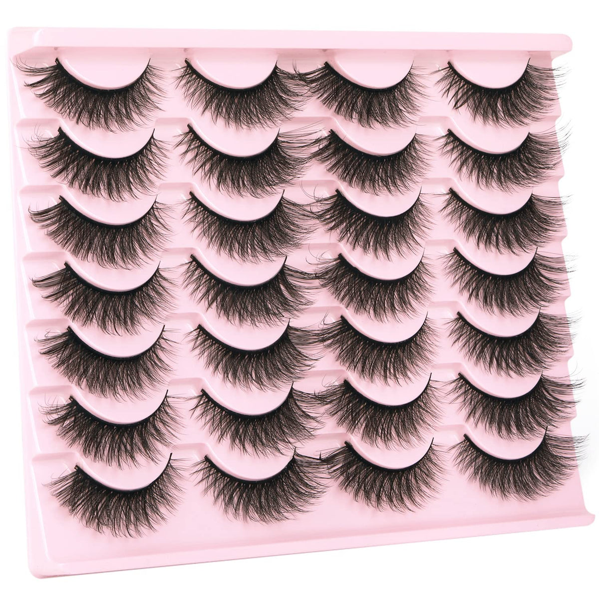 Kiromiro False Eyelashes displayed with makeup tools