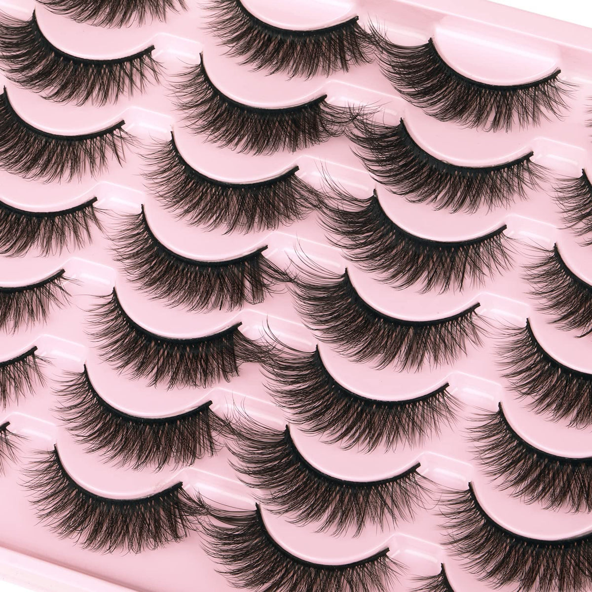 Kiromiro False Eyelashes in hand for size reference