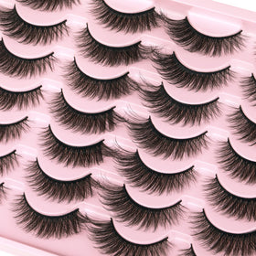 Kiromiro False Eyelashes in hand for size reference