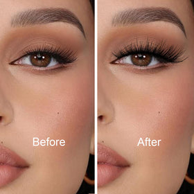 Kiromiro false eyelashes showing flexible cotton band