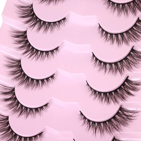 Kiromiro false eyelashes with faux mink fibre detail