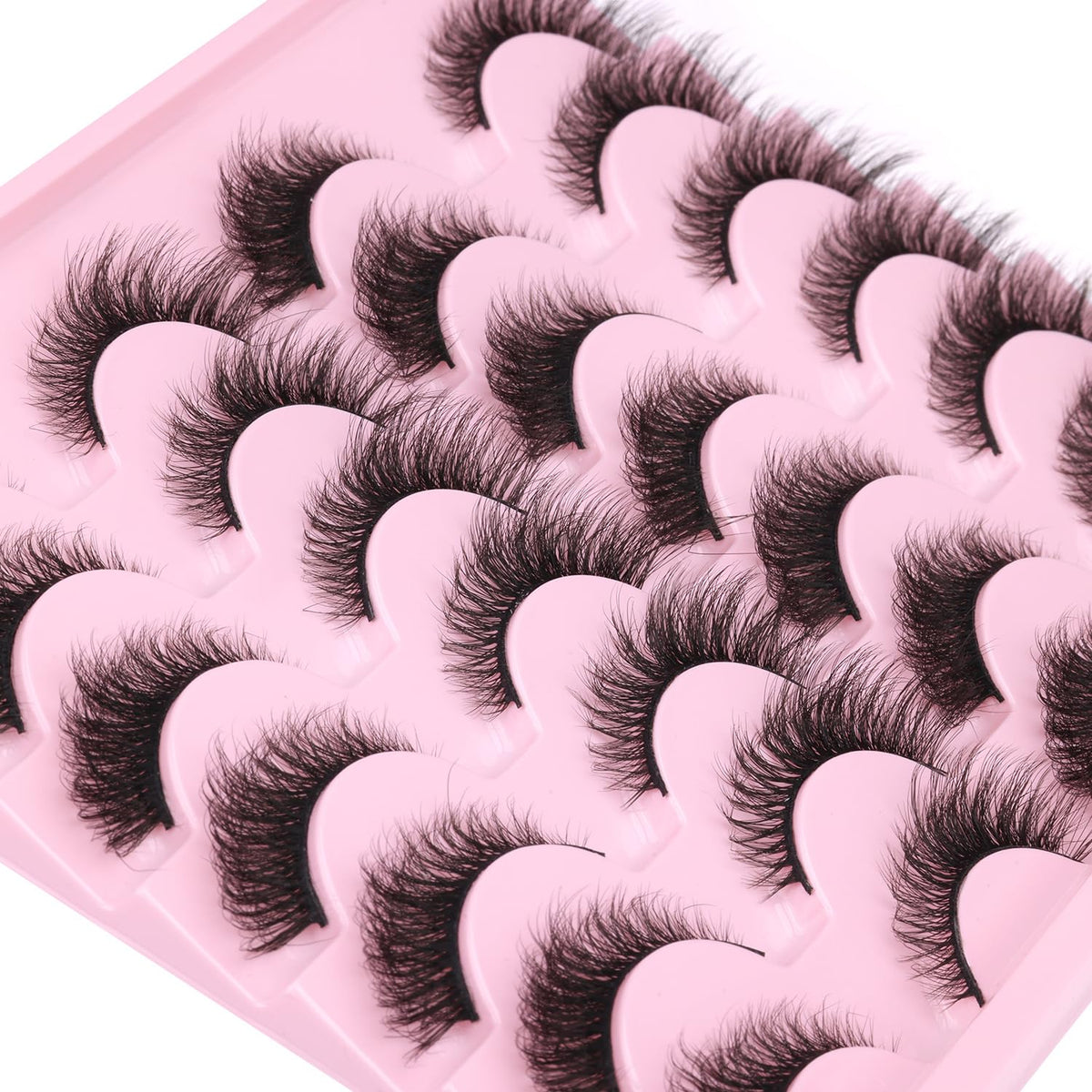 Kiromiro Faux Mink False Lashes in use on model's eyes