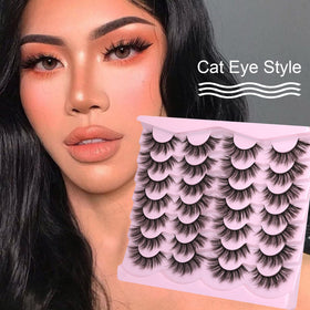 Kiromiro Faux Mink Lashes displayed on a model
