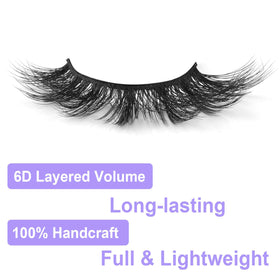 Kiromiro Faux Mink Lashes in a beauty setup