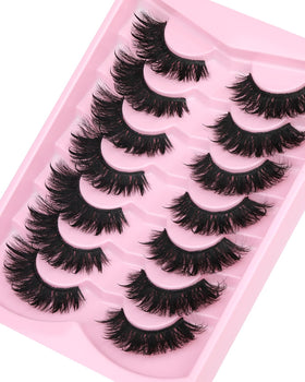 Kiromiro Fluffy Lashes in a beauty setup