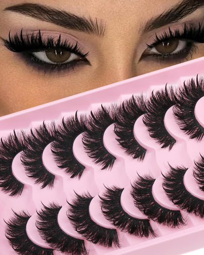 Kiromiro Fluffy Lashes with Spikes pack front view