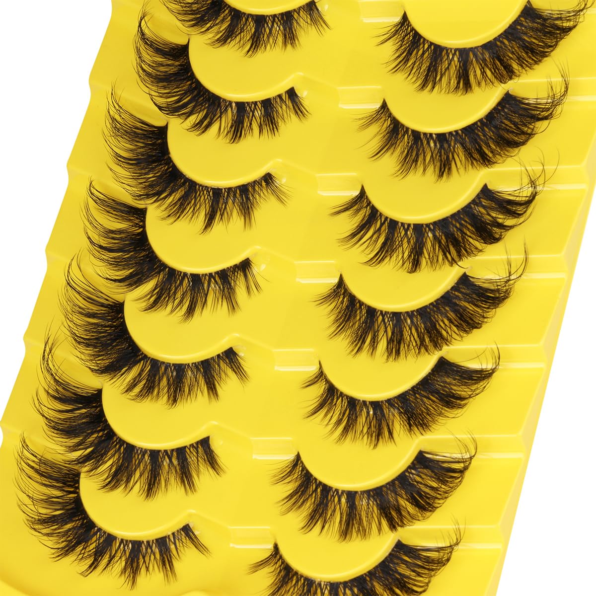 Kiromiro Fox Eye Lashes displayed with a natural makeup look