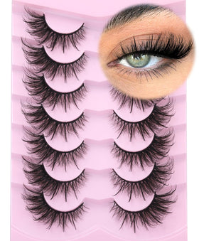 Kiromiro Fox Eye Lashes front view showcasing the 20mm length