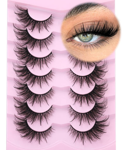 Kiromiro Fox Eye Lashes front view showcasing the 20mm length