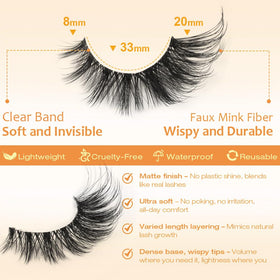 Kiromiro Fox Eye Lashes in a stylish packaging
