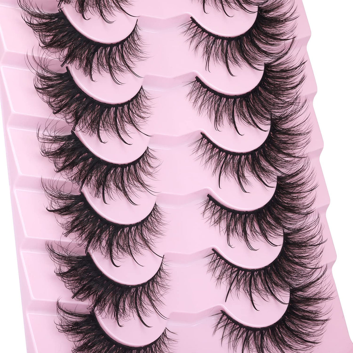 Kiromiro Fox Eye Lashes with accessories for makeup setup