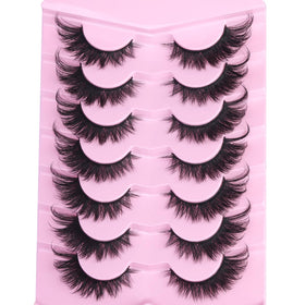 Kiromiro Fox Eye Lashes with glue and applicator for easy use