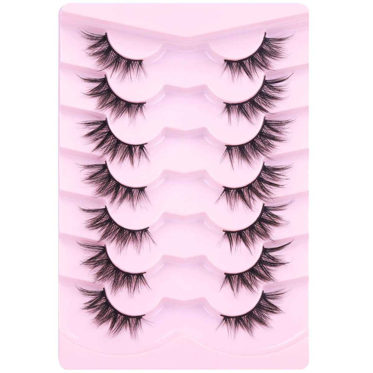 Kiromiro Half Lashes Fox Eye 20mm close-up of lashes