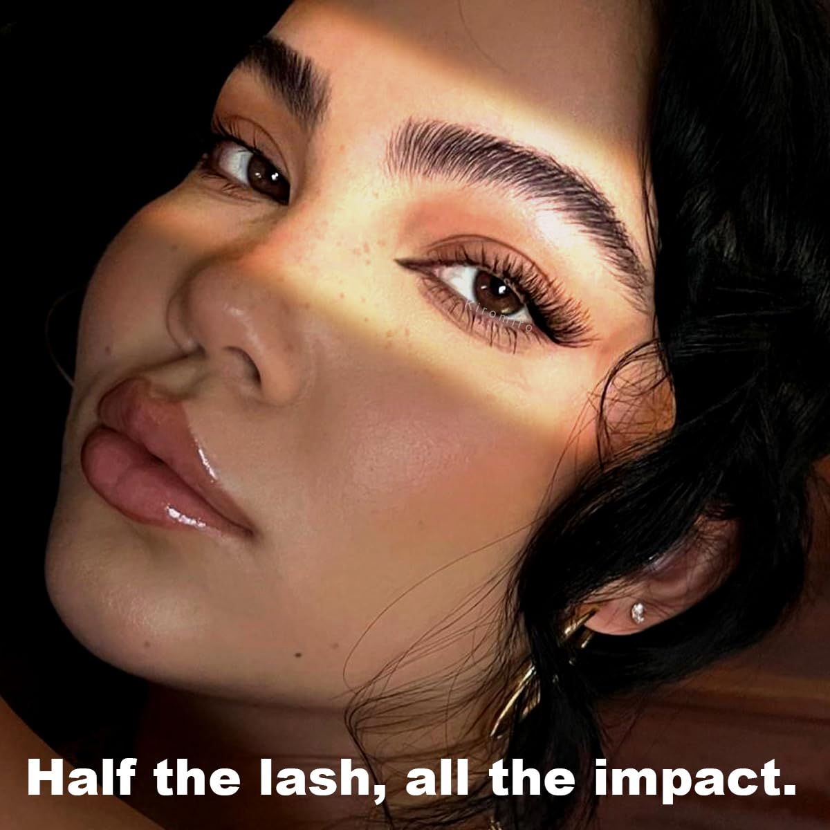 Kiromiro Half Lashes packaging showing 7 reusable pairs