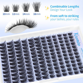 Kiromiro Lash Clusters displayed with tools