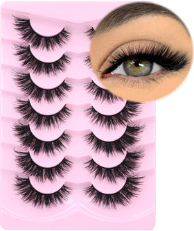 Kiromiro Mink Lashes 15mm pack front view