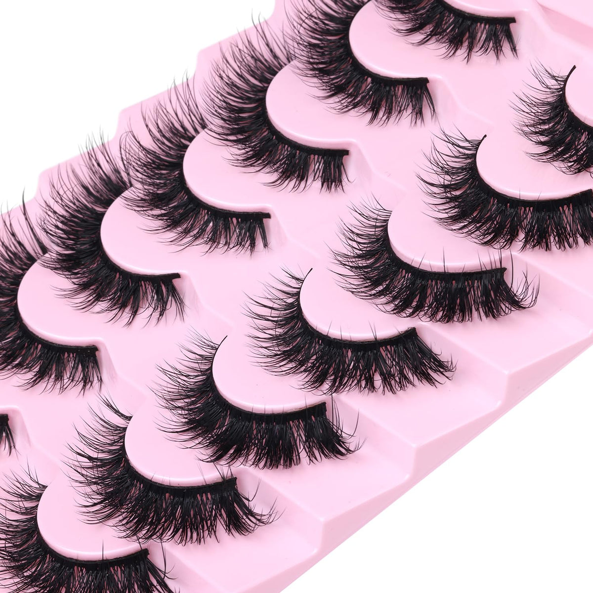Kiromiro Mink Lashes on a model's eyes