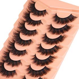 Kiromiro Mink Lashes side view showing lash band