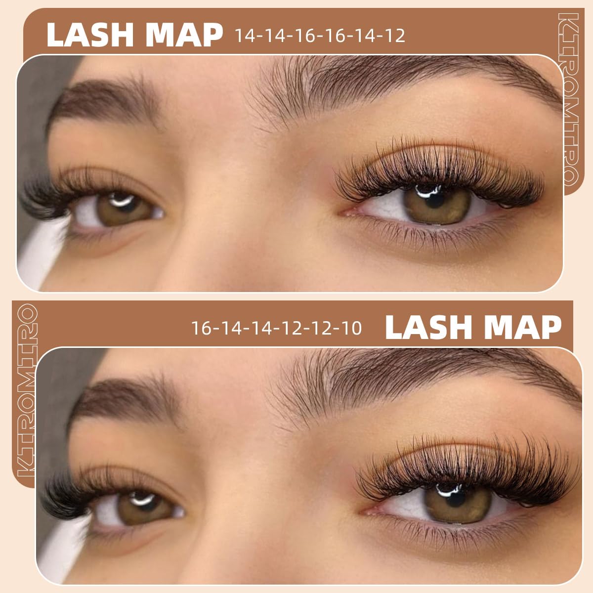 Kiromiro Wispy Lash Clusters packaging