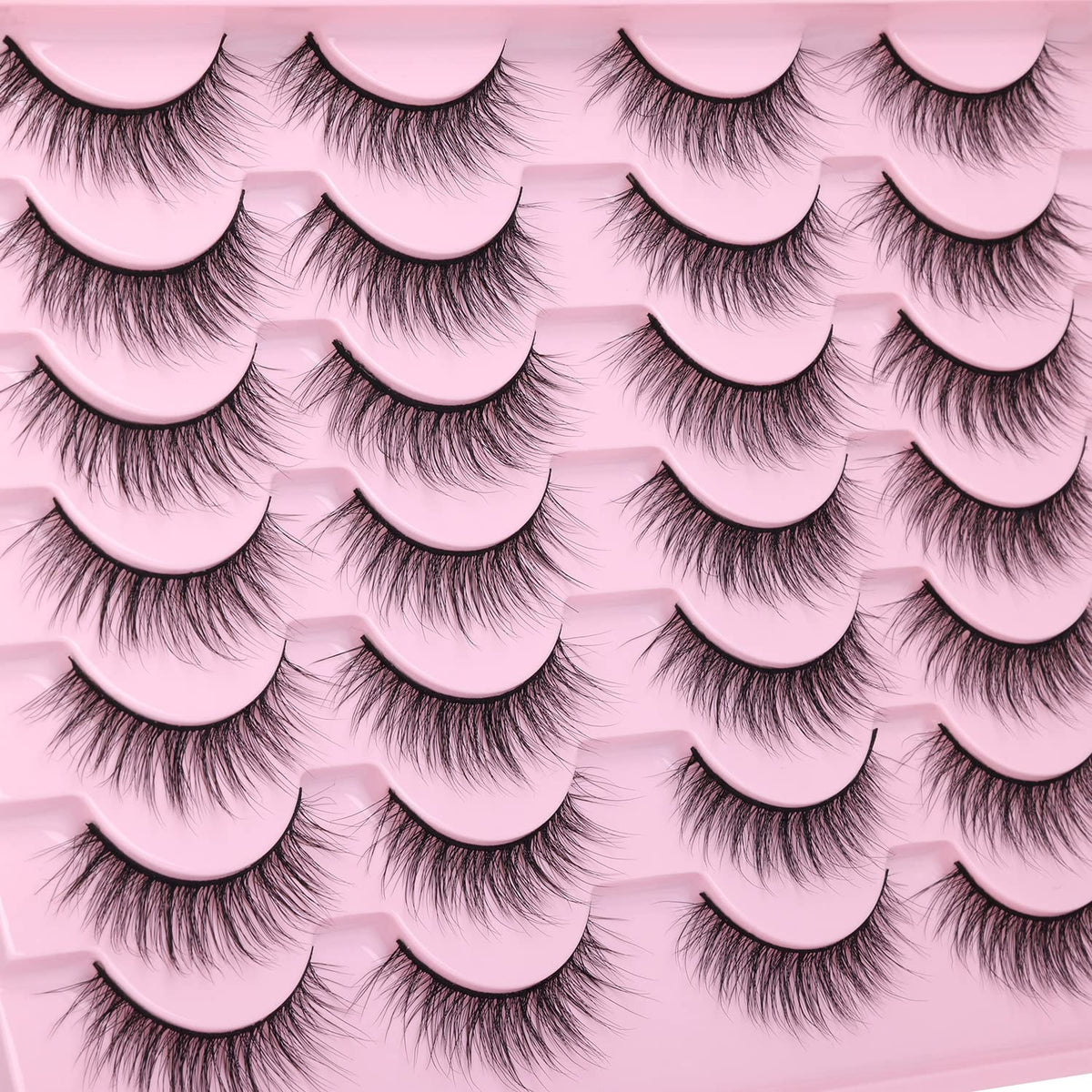 Kiromiro Wispy Lashes 12mm with ultra-thin cotton band