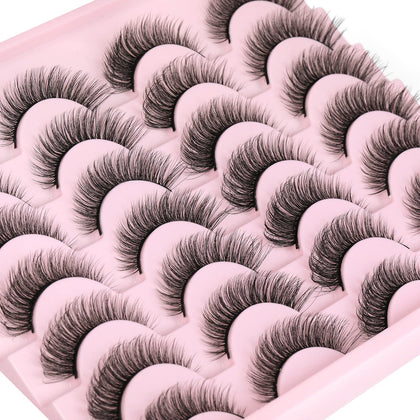 Kiromiro Wispy Mink Lashes 14mm front view