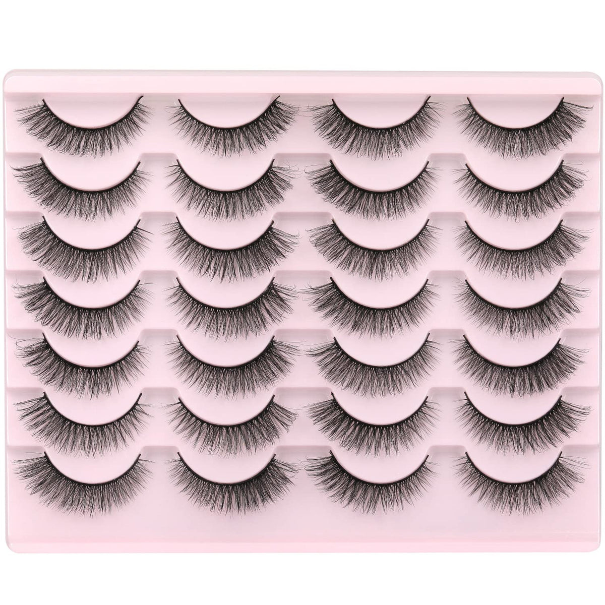 Kiromiro Wispy Mink Lashes 14mm on model