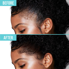 KISS COLORS & CARE Maximum Hold Edge Fixer 100ml application on hair