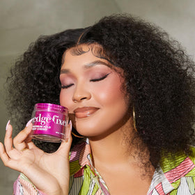 KISS COLORS & CARE Maximum Hold Edge Fixer Gel 100ml side view