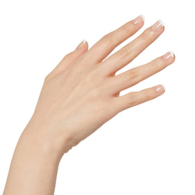 KISS Crush Hour Press On Nails in white petite squoval shape