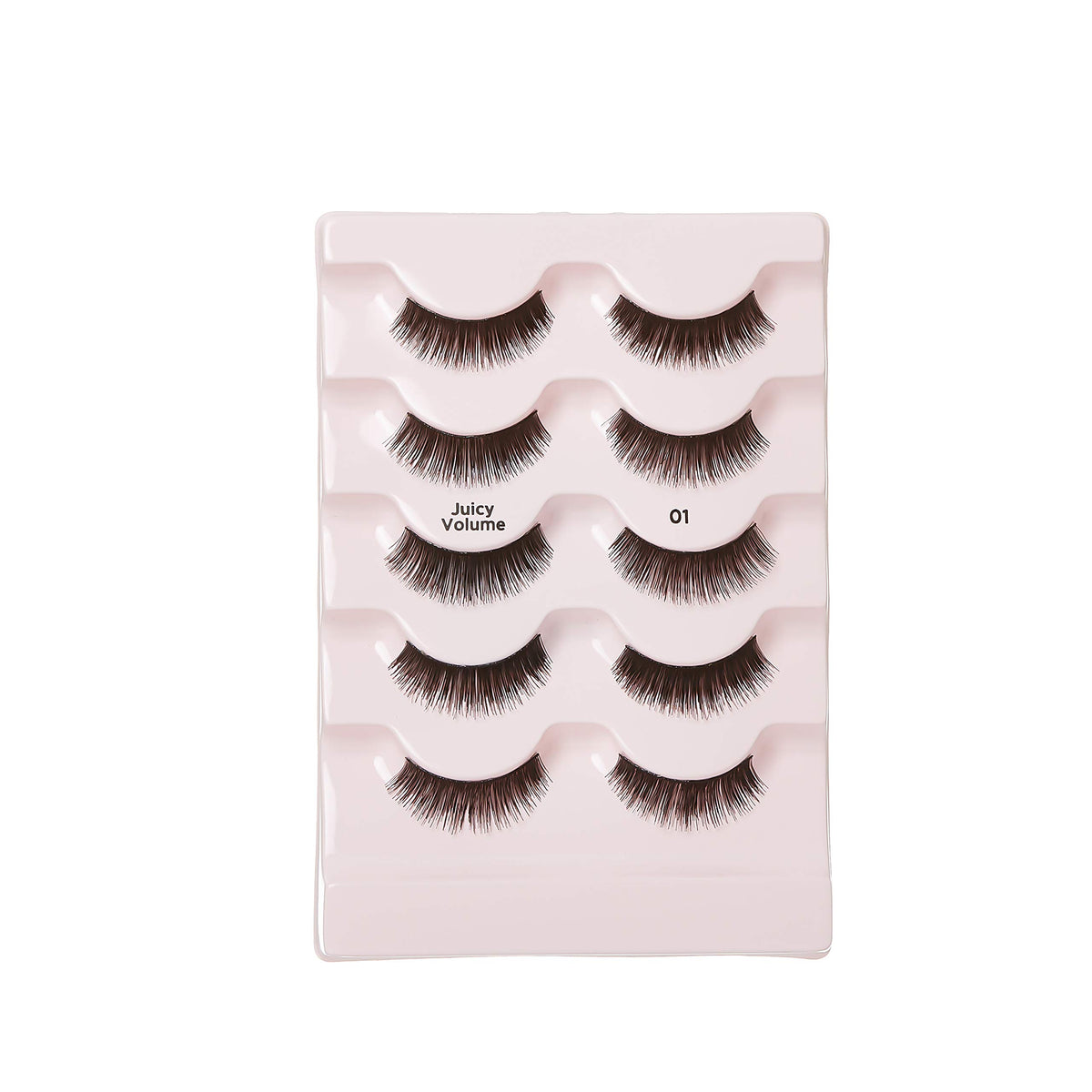 KISS I Envy Juicy Volume 01 eyelashes displayed in multi-pack