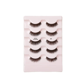KISS I Envy Juicy Volume 01 eyelashes displayed in multi-pack