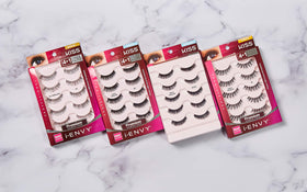 KISS I Envy Juicy Volume 01 eyelashes side view