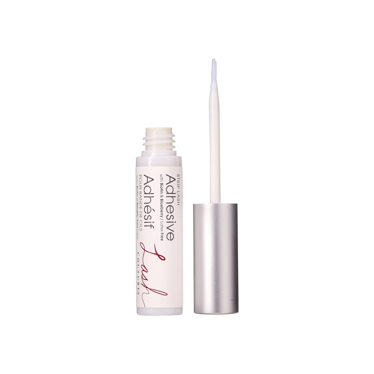 KISS Lash Couture Strip Lash Adhesive clear formula application