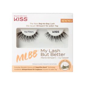 KISS My Lash But Better False Eyelashes front view, style 'No Filters'
