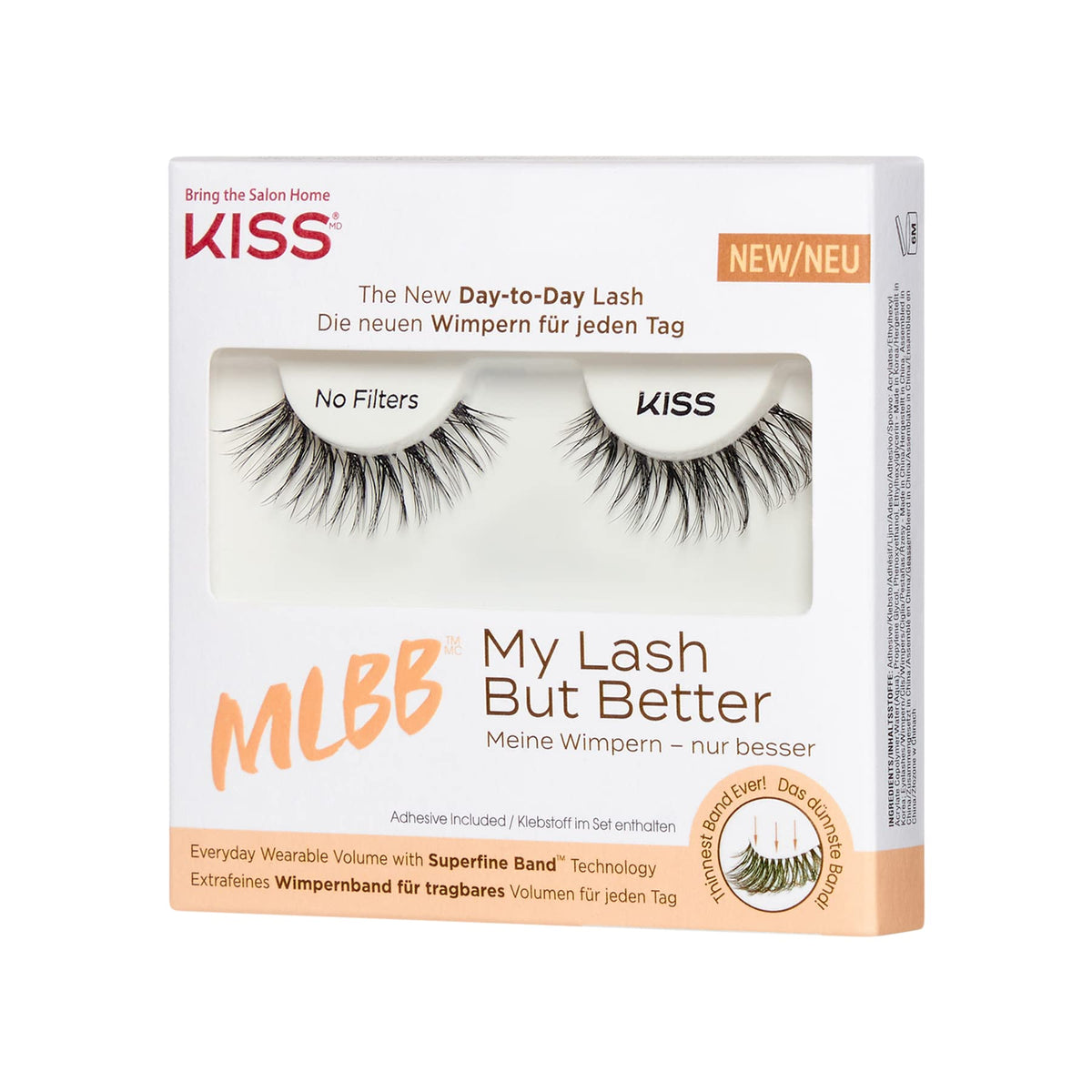 KISS My Lash But Better False Eyelashes in natural light