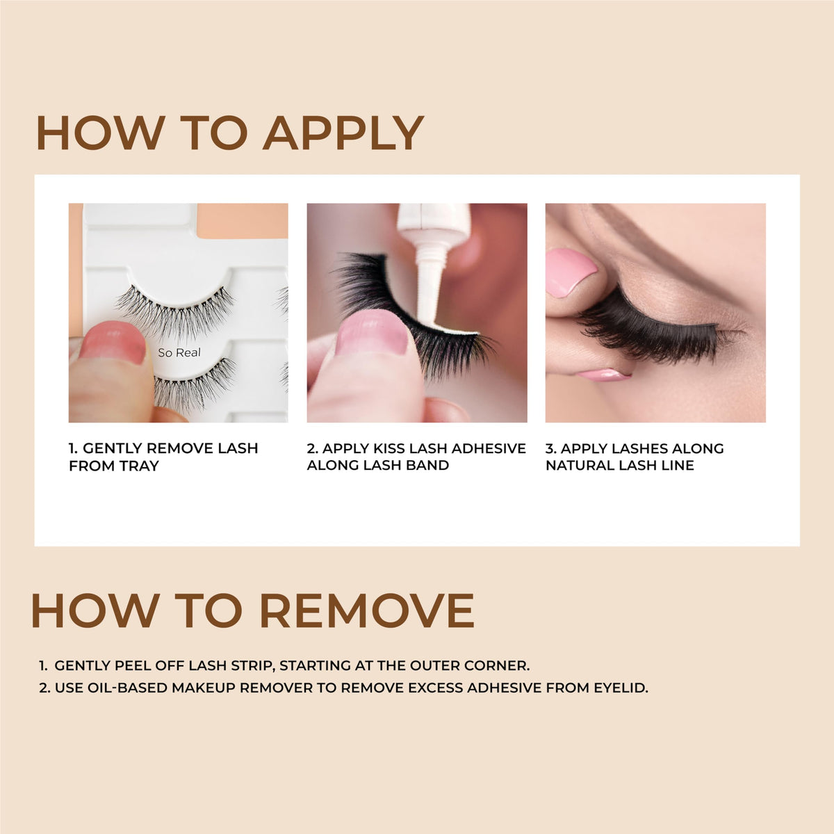 KISS My Lash But Better False Eyelashes packaging with details