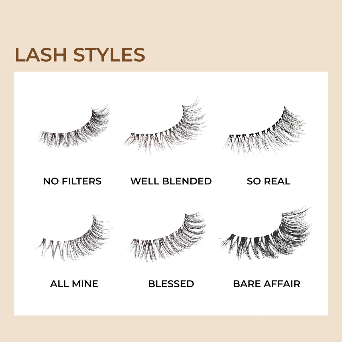 KISS My Lash But Better False Eyelashes side view showing band