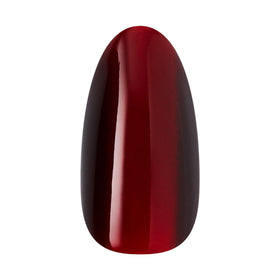 KISS Press On Nails 'Apple Blossom' red medium almond shape with nail glue