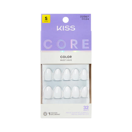 KISS Press On Nails 'Lyrical' short almond shape front view