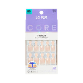 KISS Press On Nails 'Your Moment' Pink front view with included accessories