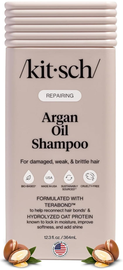 Kitsch Argan Oil Shampoo 12.3 oz front view