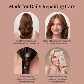 Kitsch Argan Oil Shampoo with a lathered hand