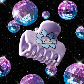 Kitsch BT21 Large Hair Clip in a stylish hairstyle